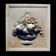 Fruit Basket Decorative Wall Relief Sculpture Plaque   323380751932